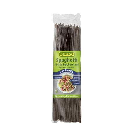 Makaron Ekologiczny Gryczany Spaghetti Bezglutenowy BIO 250 g Rapunzel