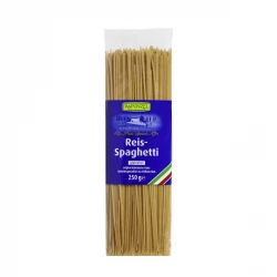 Makaron Ekologiczny Ryżowy Pełnoziarnisty Spaghetti Bezglutenowy BIO 250 g Rapunzel
