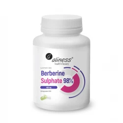 Berberyna Siarczan 98% 400 mg Berberine Sulphate (60 kaps) Aliness