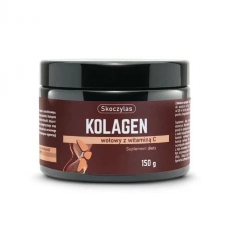 Kolagen Wołowy + Witamina C Proszek 150 g Skoczylas