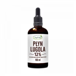 Płyn Lugola 12% Roztwór Wodny Jodu oraz Jodku Potasu 100 ml NatVita