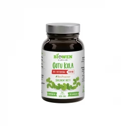 Gotu Kola 330 mg Ekstrakt 20% + Piperyna (120 kaps) Biowen