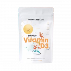 MyKids Vitamin D3 Wegańska Witamina D3 w Żelkach dla Dzieci o Smaku Jabłkowym (60 szt) Health Labs Care