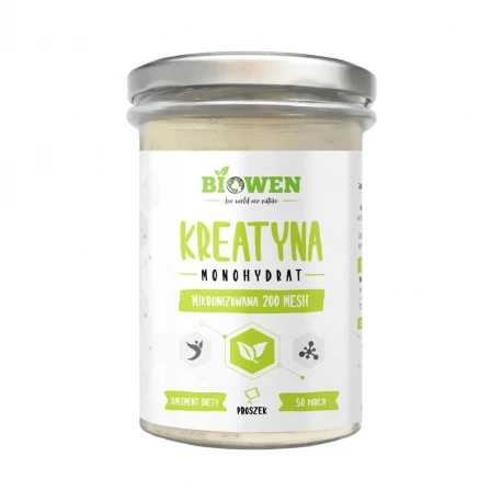 Kreatyna Monohydrat Mikronizowana 200 Mesh + Tauryna Proszek (250 g) Biowen