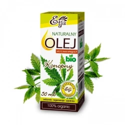 Olej Konopny Naturalny 100% BIO 50ml ETJA