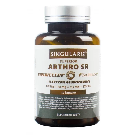 ARTHRO SR (60kaps) Boswellin Curcumin BioPerine SINGULARIS