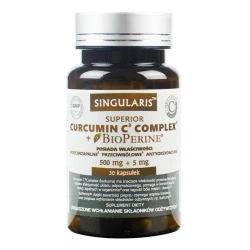 Curcumin C3 Complex Bioperine (30kaps) Kurkumina Piperyna SINGULARIS