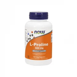L-Proline L-Prolina 500 mg Aminokwasy (120 kaps) Now Foods