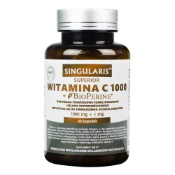 Witamina C1000 + Piperyna (60kaps) SINGULARIS