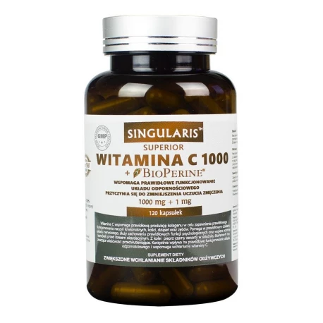 Witamina C1000 + Piperyna (120kaps) SINGULARIS