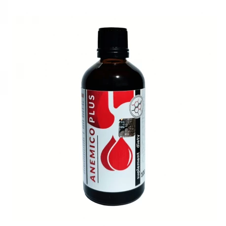 Anemico Plus Wyciąg Ziołowy Witaminy 100 ml Organis