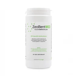 ZeoBent MED Minerały Wulkaniczne Zeolit + Bentonit (200 kapsułek) (Certyfikowany Wyrób Medyczny) ZeolithMED