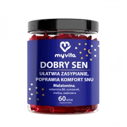 Dobry Sen Naturalne Żelki Wspomagające Zasypianie (60 szt) MyVita