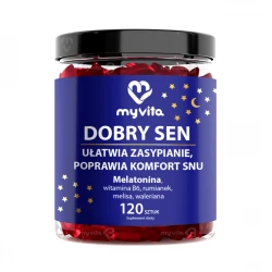 Dobry Sen Naturalne Żelki Wspomagające Zasypianie (120 szt) MyVita