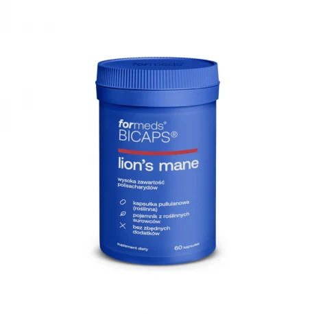 BICAPS LION'S MANE Soplówka Jeżowata (60 kaps) ForMeds