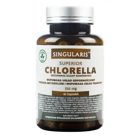 Chlorella Superior 500mg (60kaps) SINGULARIS