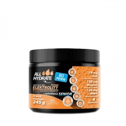 Elektrolity ALLHydrate Orange Senior Bez Potasu w Proszku 245 g Aliness