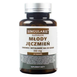 Młody Jęczmień Superior 500 mg (60kaps) SINGULARIS