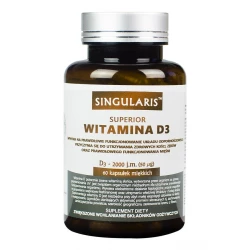 Witamina D3 Superior 2000IU (60kaps) SINGULARIS