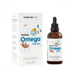 MyKids Omega Płyn Kwasy Omega 3 DHA EPA Smak Truskawkowy 100 ml Health Labs Care