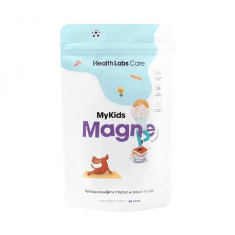 MyKids Magne Magnez w Żelkach dla Dzieci Smak Tropikalny (60 szt) Health Labs Care