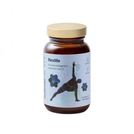 FlexMe Men Kolagen Natywny Typu II OptiMSM Witamina C (60 kaps) Health Labs Care