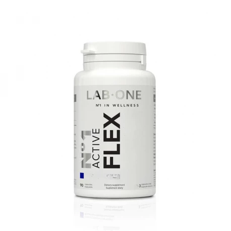Nr 1 Active FLEX Glukozamina Chondroityna Kolagen (90 kaps) Stawy Kości Lab One