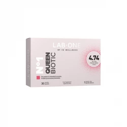 Nr 1 QueenBiotic 4,74 mld Probiotyk dla Kobiet Saccharomyces cerevisiae (30 kaps) Lab One