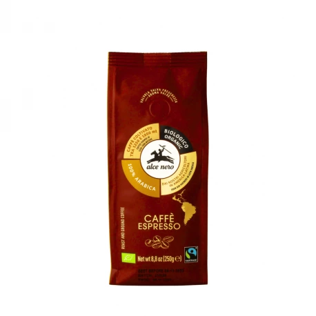Kawa Mielona 100% Arabica BIO 250 g Alce Nero