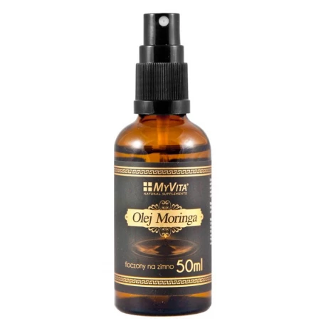 Olej Moringa 100% Tłoczony na Zimno 50 ml Myvita