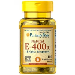 Witamina E-400 IU Naturalna (100kaps) PURITAN'S PRIDE