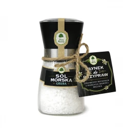 Sól Morska Gruba EKO w Młynku 190 g Ekologiczne Przyprawy Dary Natury