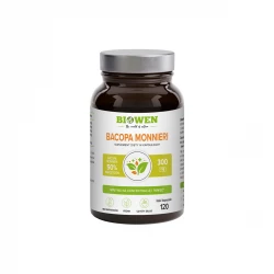Bacopa Monnieri 300 mg 50% Bakozydów + Piperyna (120 kaps) Biowen