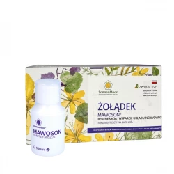 Żołądek MAWOSON Wyciąg z Ziół Regeneracja i Wsparcie Układu Nerwowego Płyn 8 x 100 ml SonnenMoor