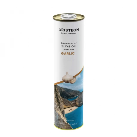 Oliwa z Oliwek Grecka z Czosnkiem 500ml Zakynthos Grecka Aristeon