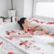Kula do Kąpieli Różana Ręcznie robione 70 g Słomiana Pracownia