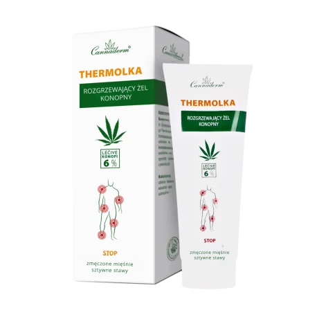 Thermolka Żel Rozgrzewający na Bóle Mięśniowe i Stawowe 250 ml Cannaderm