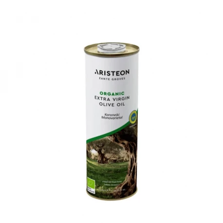 Oliwa z Oliwek Extra Virgin BIO Ekologiczna 500 ml Zakynthos Grecka Aristeon