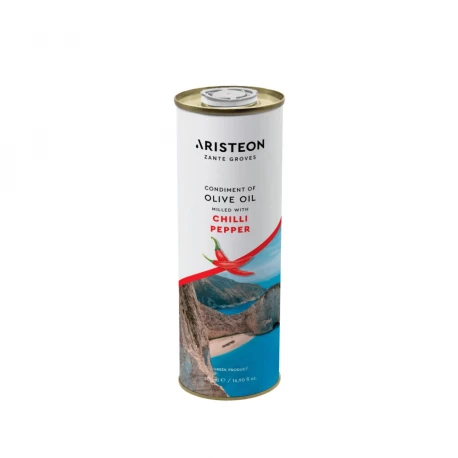 Oliwa z Oliwek z dodatkiem Chilli 500 ml Zakynthos Grecka Aristeon
