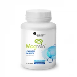 Magtein L-treonian Magnezu Neuroaktywny Brain Booster 72 mg (60 tab) Aliness