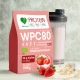 Białko Serwatkowe WPC 80 Smak Truskawkowy Proszek 345 g BeOrganic