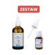 Zestaw MMS Chloryn Sodu 27% 100 ml + Aktywator Chlorek Złota 0,18 g + Zakraplacz Pipeta Szklana 10 ml ChemWorld