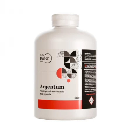 Argentum Płyn do Czyszczenia Srebra Złota i Miedzi 500 ml Duber