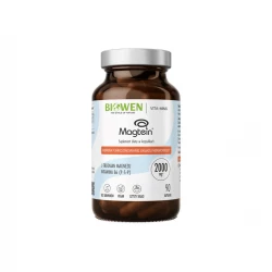 Magtein L-treonian Magnezu Witamina B6 P-5-P 2000 mg (90 kaps) Biowen