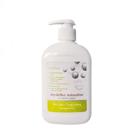 Mydło Naturalne ze Srebrem W Płynie 500 ml Vinsvin