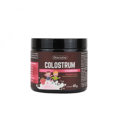 Colostrum z Truskawką Proszek 60 g Skoczylas
