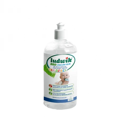 Płyn do Mycia Butelek Smoczków i Naczyń dla Dzieci 475 ml - Ludwik Ekologiczny