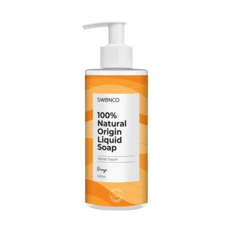 Naturalne Mydło w Płynie Orange Pomarańcza 100% Natural 300 ml SWONCO