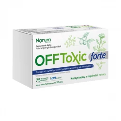 Narum Offtoxic Forte Wrotycz Goździki Triphala (75 kaps) Metabolity Lactobacillus Acidophilus Narine