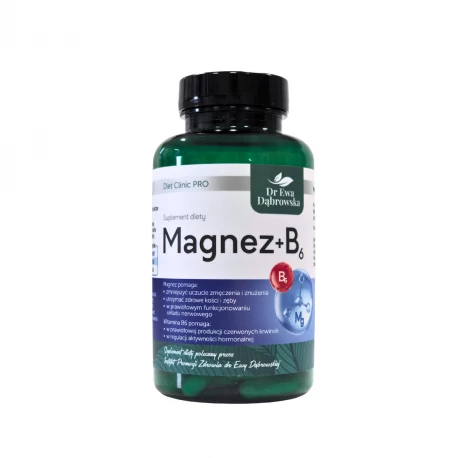 Magnez z Witaminą B6 (120 kaps) Dr Ewa Dąbrowska